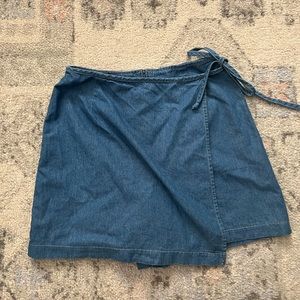 Vintage denim skort